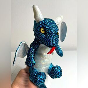 Adventure Planet Plush - FLYING DRAGON (Blue)(11 inch) - New Stuffed Animal Toy